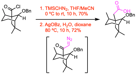Arndt-Eistert Homologation