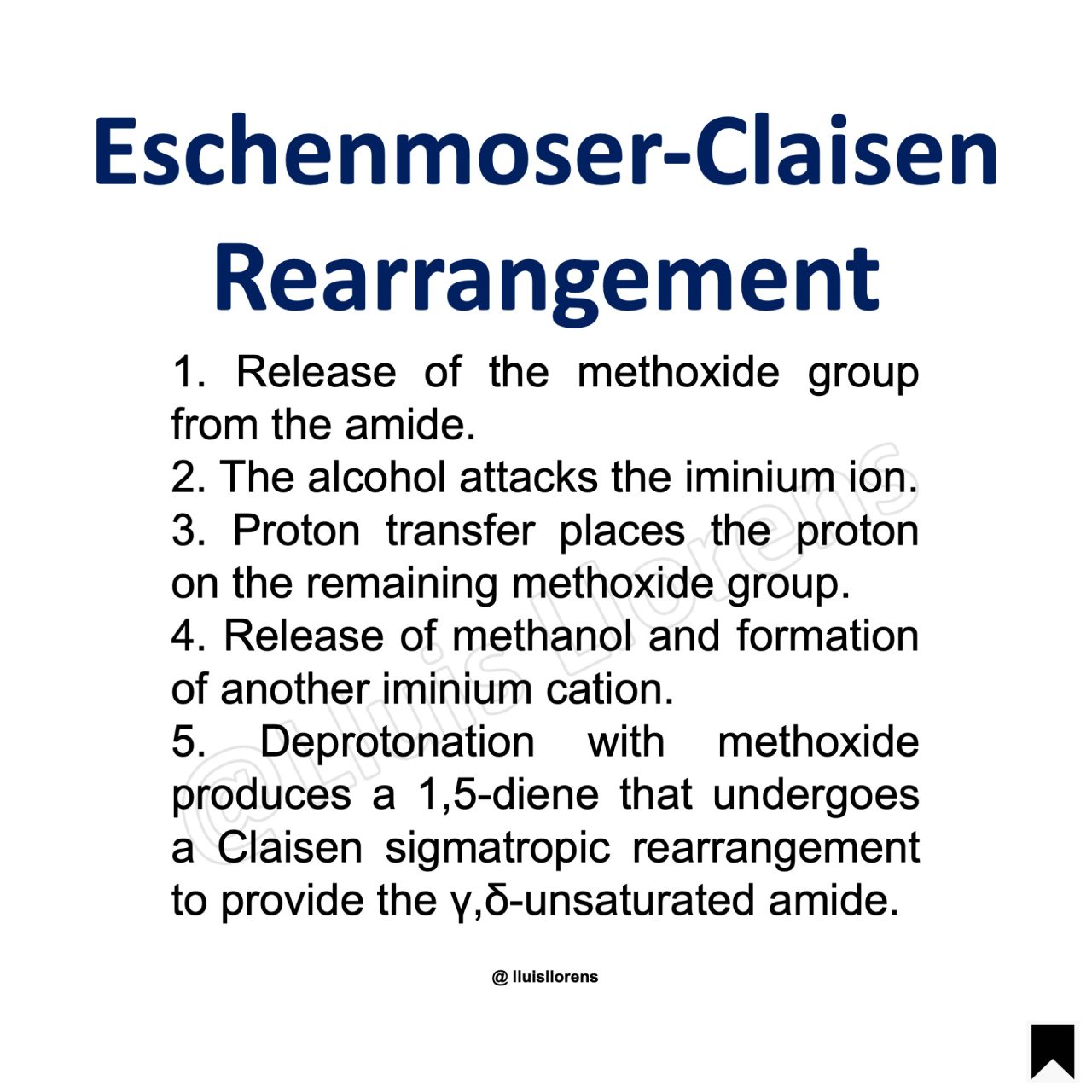 Eschenmoser-Claisen Rearrangement | NROChemistry