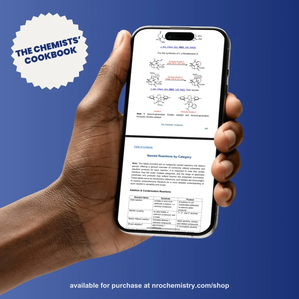 The Chemists Cookbook ebook - book preview on a smartphone