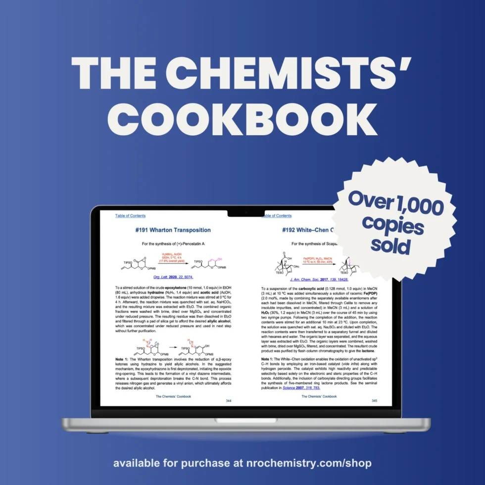 The Chemists Cookbook ebook - book preview on a laptop