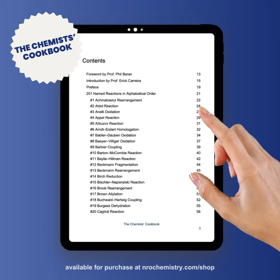 The Chemists Cookbook ebook - table of contens 1