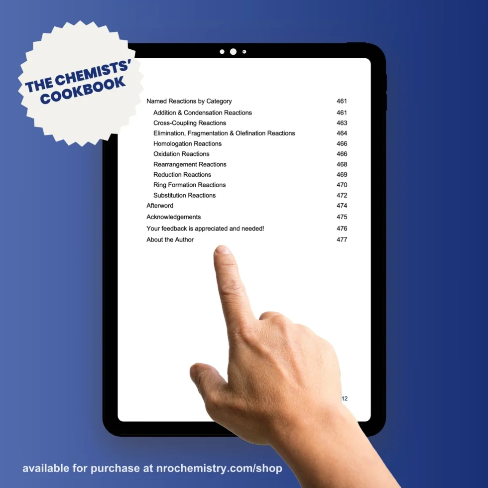 The Chemists Cookbook ebook - table of contens 3