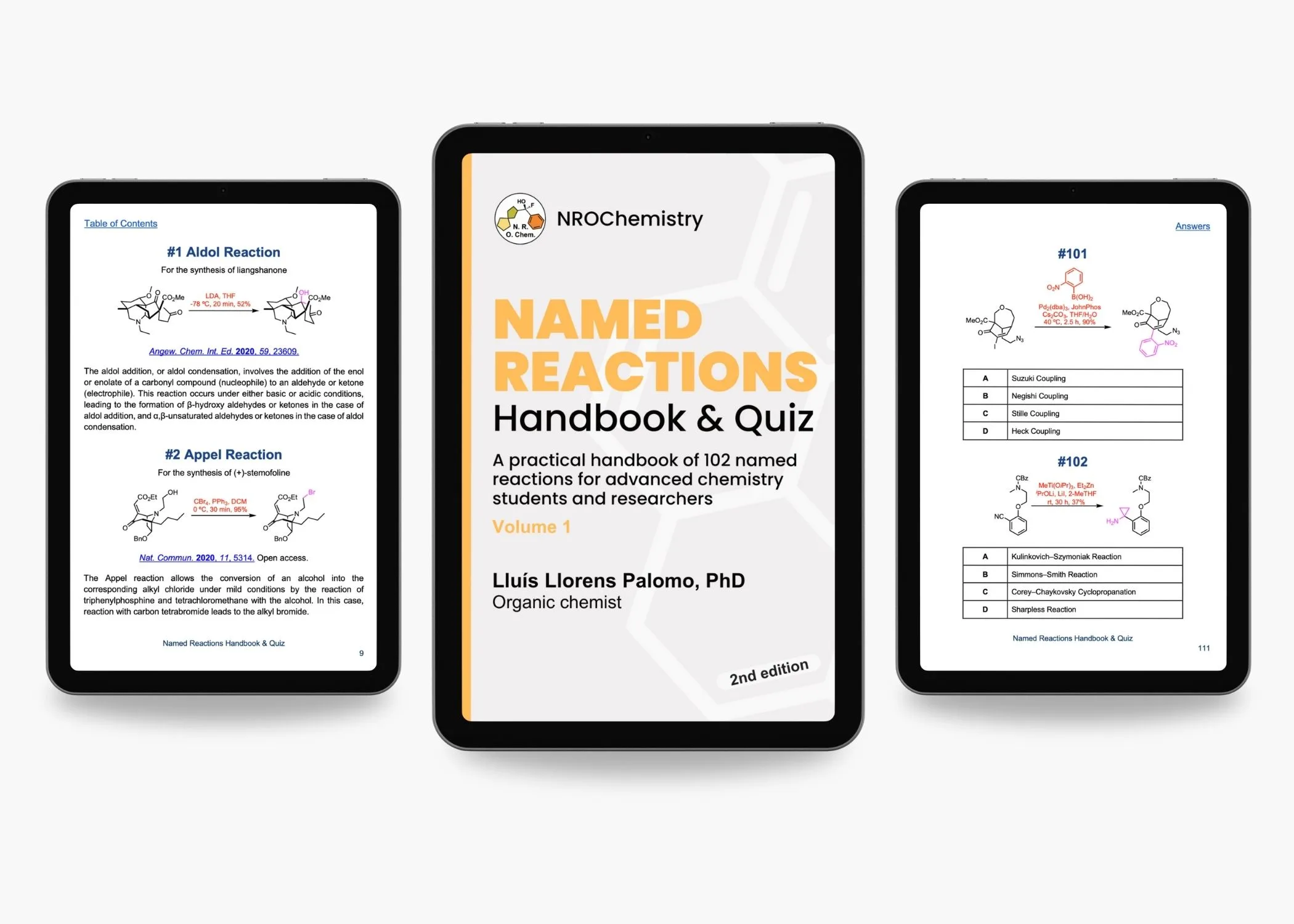 Named Reactions Handbook & Quiz - Second edition Named Reactions Handbook & Quiz - Second edition